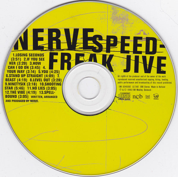Nerve - Speedfreak Jive (CD)