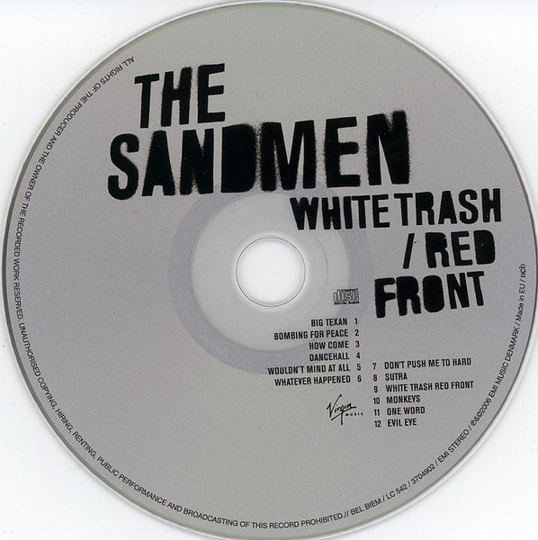 The Sandmen - White Trash / Red Front (CD)