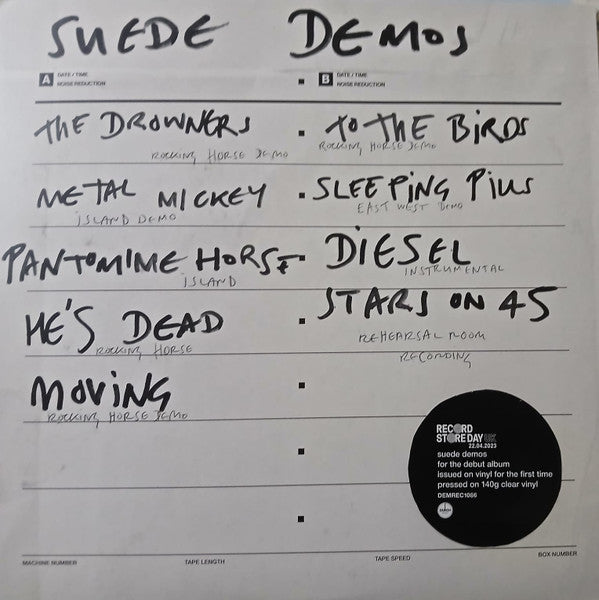 Suede - Demos (Clear LP)