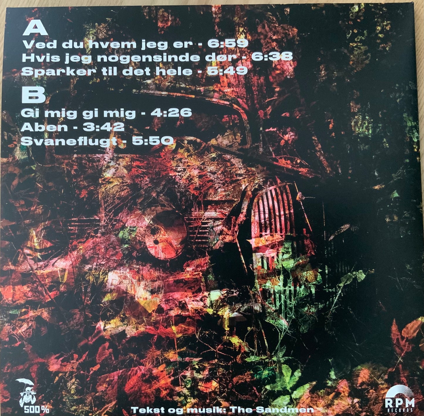 The Sandmen - Hvis Jeg Nogensinde Dør (Limited Fan LP)