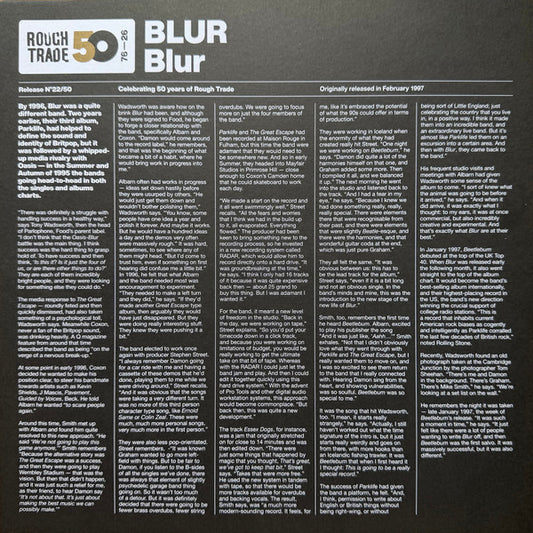 Blur - Blur (Rough Trade 50 Orange/Yellow LP)