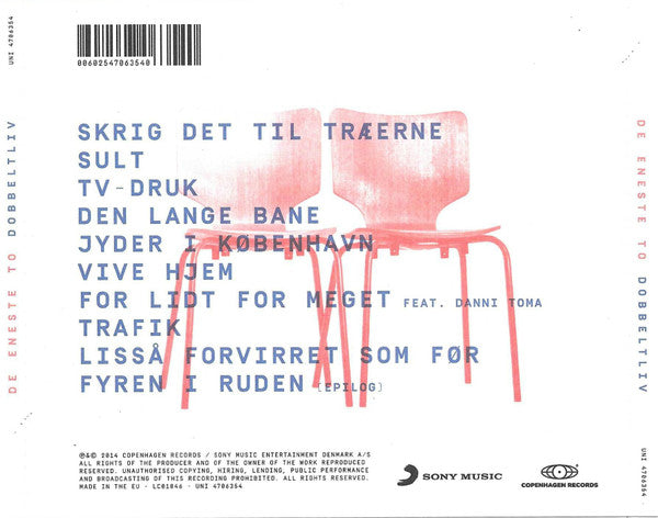 De Eneste To - Dobbeltliv (CD)