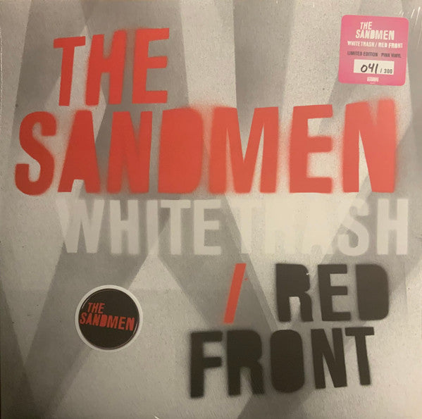 The Sandmen - White Trash / Red Front (Pink Numbered LP)