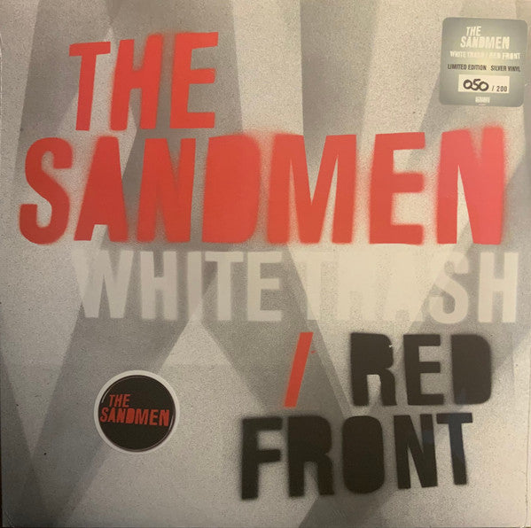 The Sandmen - White Trash / Red Front (Silver Numbered LP)